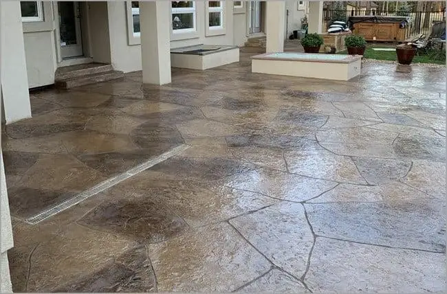 stamped concrete driveway Tampa