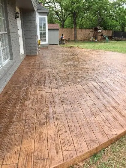 stamped concrete patio tampa